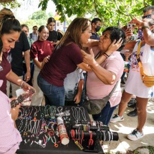 La candidata de Morena a la gubernatura, Mara Lezama, dio mensaje de esperanza y transformación