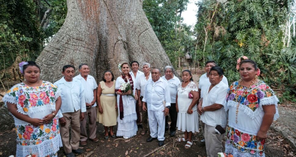 Mara Lezama reconoce a la comunidad maya