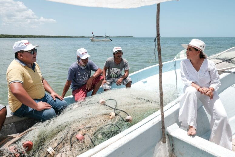 Mara Lezama visita Holbox y Chiquilá