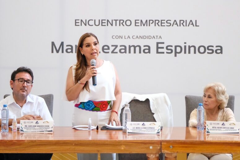 Mara Lezama plantea estrategias para impulsar el desarrollo empresarial del sur