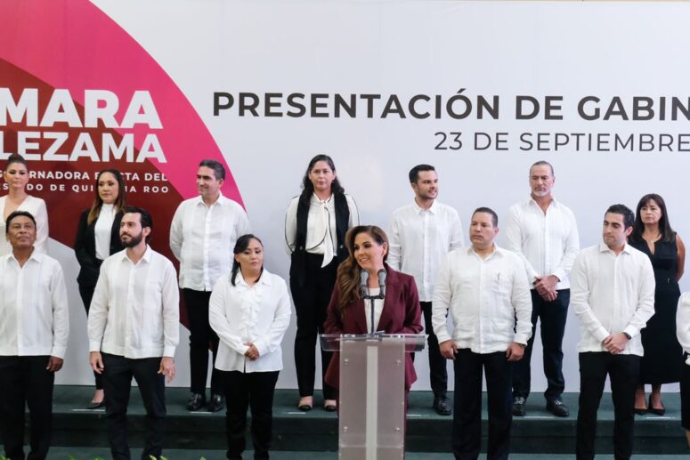 Presenta Mara Lezama su gabinete legal